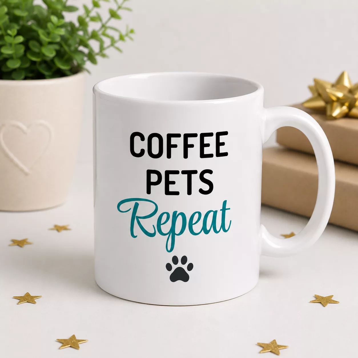 Tea & Coffee Pet Lover Mug - Image 4